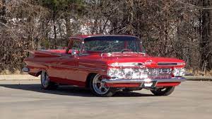 You are looking at a 1959 chevrolet el camino, this is a 348 v8 car with a 3 on the tree manual transmission and 1962. 1959 Chevrolet El Camino Sold 136351 Youtube