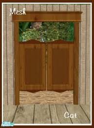 Here is a complete list: Cat3cm S Wild West Saloon Wooden Cafe Doors