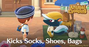 It shows an ice cream with a fat belly on top of it. Kicks All Shoes Socks Bags For Sale How To Unlock In Animal Crossing New Horizons