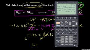 `deltag^o` is the gibbs free energy. Standard Change In Free Energy And The Equilibrium Constant Video Khan Academy