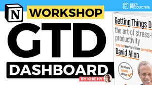 Described as a time management system, the author states in the book that if a task is on your mind, it will fill your mind completely. Advanced Gtd Dashboard In Notion Youtube