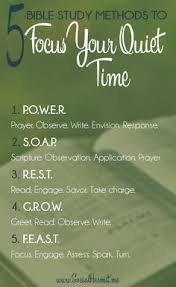 5 Bible Study Methods To Focus Your Quiet Time Bible Study Tips Bible Study Methods Bible Study Notes