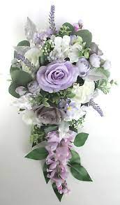 Maybe you would like to learn more about one of these? Wedding Bouquet 17 Piece Bridal Bouquet Flower Set Gray Lavender Lilac Silver Ebay