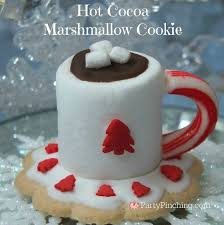 Hot Cocoa Marshmallow Cookies Cutest Best Christmas Cookie Ideas