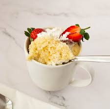 Enjoy this easy mug cake on your own or share it with a friend. Vanilla Mug Cake Microwave Veena Azmanov
