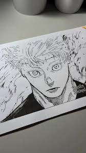 gojo desenho para colorir
