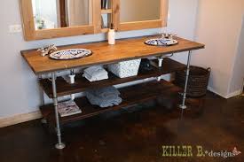 Reclaimed Industrial Vanity Industrial Bathroom Vanity Diy Bathroom Vanity Industrial Vanity
