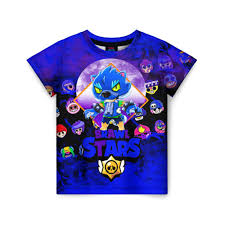 Learn the stats, play tips and damage values for spike from brawl stars! Children S T Shirt 3d Brawl Stars Leon Wolf T Shirts Aliexpress