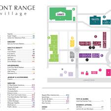 Directory and interactive maps of lowe's across the nation including address, hours, phone numbers, and website. Front Range Village 72 Stores Shopping In Fort Collins Colorado Co 80525 Mallscenters