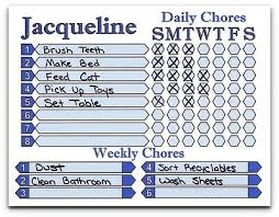 allowance chore chart use as dry erase board you choose