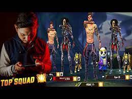 Free fire's rules of the game allow friendly players to give each other gifts or give and receive rewards. Free Fire Live Global Top Squad Rank Gameplay Gamers Zone Youtube