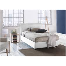 Letto matrimoniale con rete elettrica, sfoderabile. Talamo Italia Letto Piazza E Mezza Sfoderabile Contenitore Veronica Made In Italy Bianco Eprice