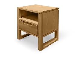 This sleek nightstand is made of sturdy engineered wood and comes in your choice of available finish. Alfred 1 Drawer Wooden Bedside Table Natural Oak Interior Secrets