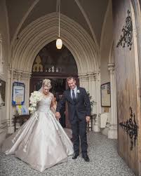 Nemo Bridal Couture Nemobridal On Instagram Sarah S Weddindress With Dramatic Train Was Perfect For Her D Wedding Dresses Bridal Couture Church Wedding