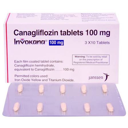 Buy Invokana 100 mg Tablet online | Uses, Side Effects, Price and substitutes | Apollo Pharmacy