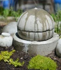 Beton Kugel Fur Einen Springbrunnen Diy Wasserbrunnen Gartendeko Aus Beton Betongarten