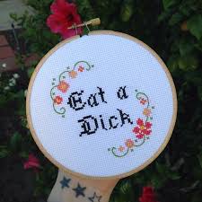 Looking for an advice video on how to design cross stitch patterns? 21 Delightfully Sweary Cross Stitches You Need In Your Life