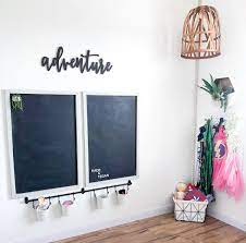 Diy magnetic chalkboard using galvanized sheet metal! Diy Magnetic Chalkboard Diy Home Decor Domestic Blonde