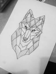 100% (4 votes) step 1. Wolf Geometric Drawing Ideas Happy Emotion