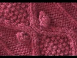 Video production kristen mcdonnell of studio knit. How To Knit A Bobble Traditional Diamond Aran Cable With Bobbles Youtube