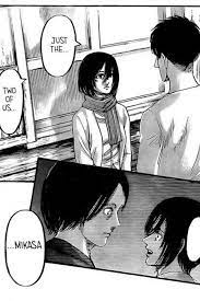 Mikasa eren manga