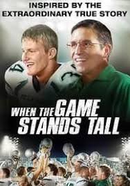 When The Game Stands Tall Ma Or Vudu Hdx Christian Movies Faith Based Movies Christian Films
