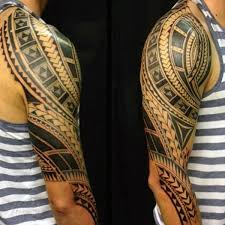 It could also be a symbol of beginningmiddleend pastpresentfuture or fathermotherchild. 90 Tribal Sleeve Tattoos For Men Manly Arm Design Ideas