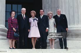 Warren Earl Burger was sworn in as Chief Justice of the United States...  News Photo