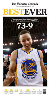 As al saracevic of the san francisco chronicle wrote in january, the warriors will have two practice courts underneath the front entrance, and the team's office headquarters will also be housed in the arena. San Francisco Chronicle On Twitter Here S The Chronicle Front Page Celebrating The Warriors Historic Win Https T Co Up0mtmr58s Https T Co Crsstyzae4