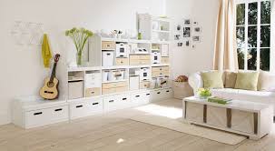 Living Room Furniture With Storage White Scandinavian Family Living Space Modul Living Room Storage Solutions Storage Furniture Living Room Living Room Storage