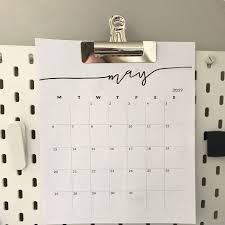 Calendario Imprimible 2020 2021 Calendario Para Frame Planner Etsy In 2020 Art Print Set Kitchen Wall Art Print Sets