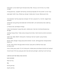 Surat penawaran sendiri adalah surat yang dibuat dengan tujuan untuk menawarkan sesuatu, baik barang. 51223445 Contoh Proposal Usaha Makanan