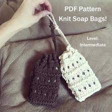 Odds and ends were saved from bar soaps and wax candles and were collected and remelted to make new candles and new soap. Soap Bag Knitting Pattern Soap Bag Knitting Patterns Dishcloth Knitting Patterns