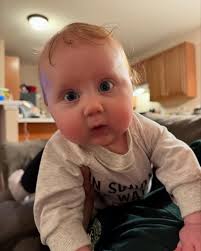 5 months with our sweet Bentley Rose🌹 When I say she has found her voice…  she has found her voice. Not sure if she's an infant or a pterodactyl  🤷🏼‍♀️ At 5