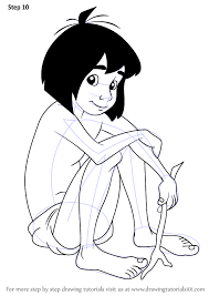Easy jungle book coloring pages. Learn How To Draw Mowgli From The Jungle Book The Jungle Book Step By Step Drawing Tutorials