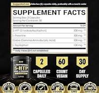 Amazon.com: NUQIIT 5 HTP 200mg GABA 500mg L-Theanine 200mg L ...