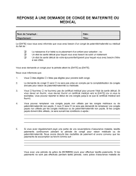 Bonjour audray, le délai de traitement d'une réclamation est généralement de 10 jours. Reponse A Une Demande De Conge De Maternite Modeles Exemples Pdf Biztree Com