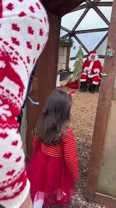 SANTAAAAA 🎅🏼🥹 a magical visit to @sharevillage before Santa heads back  to the North Pole to deliver all of the presents 🎁🦌🌎 The girls had so  much fun