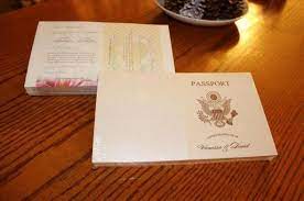 Vanessa S Diy Passport Wedding Invites Rsvp Boarding Passes Pic Heavy Passport Wedding Invitations Diy Destination Wedding Destination Wedding Invitations
