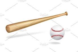 Wooden Baseball Bat And Ball Baseball Bat Baseball Bat