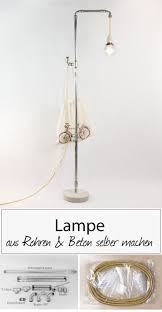 Make Your Own Floor Lamp From Pipes In Industrial Style Diy Instructions Mit Bildern Diy Lampen Stehlampe Lampen