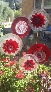 Here are some of my glass garden flowers waiting indoors for spring. Pin On Upcycled Glass Flowers Made By Tracy Feltus In Kapunda South Australia