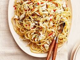 Healthy Pasta With Spicy Crab Recipe Food Network Recipes Spicy Crab Spicy Crab Recipes