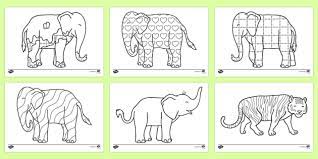 Download these free printable elmer the patchwork elephant coloring pages and a color by number. Colouring Sheets To Support Teaching On Elmer Teacher Made