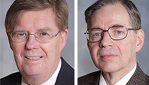 Retirement tea set for Drs. Johansson, Landmark