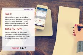 It's free, and super easy to use for everyone. Pulse 24 7 Free Online Appointment Scheduling Software 2 Weeks Free Online Booking Appointm Scheduling Software Client Management Software Booking Clients