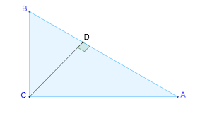What is the diameter of the circle circumscribed about abc? Right Triangle Abc With Right Angle C Has The Following Measurements Ac 22 And Bc 6 Line Segment Cd Is The Altitude Where D Is A Point On Hypotenuse Ab