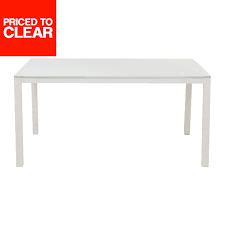 Janeiro Glass 4 6 Seater Dining Table Metal Dining Table Diy Dining Table 6 Seater Dining Table