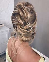 This hairstyle is only for curly or wavy hair, so if you have straight hair, you need to find a way to curl or make it wavy first. Fabulous Updo Wedding Hairstyles With Glamour