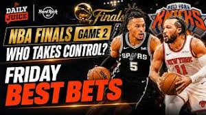 The Daily Juice: Best Bets, Picks & Predictions for NYK-SAS Game 2 & Friday MLB